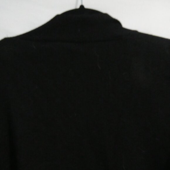 LINDA MATTHEWS NEW YORK | large | Black Open Front Lightweight Knit Cardigan - Picture 11 of 16